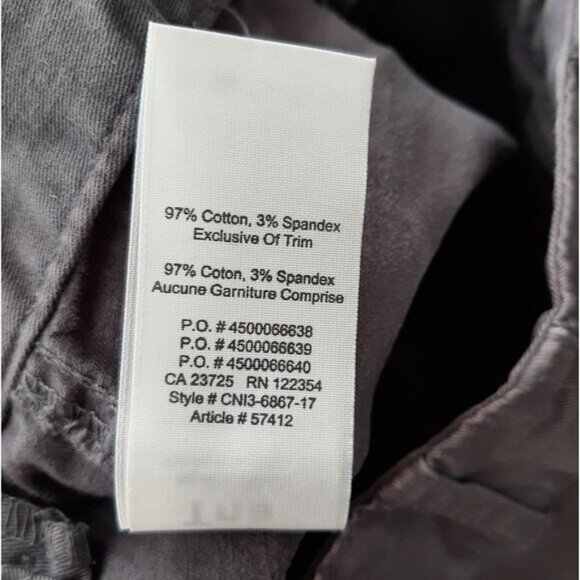 TNA Heroic Pant Aritzia Zipper Bottom Hem Joggers Style Casual Crop Gray Sz 4 - Picture 14 of 15